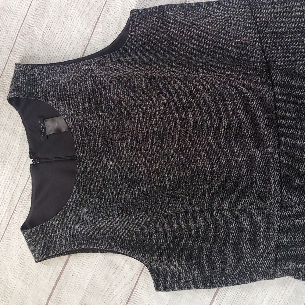 Ann Taylor Factory Tweed Dress With Ruffle Hem - Picture 2 of 8